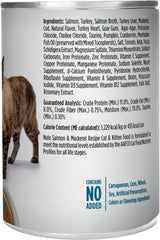 Nulo Salmon & Mackerel Pate Wet Canned Cat Food, 12.5 Ounce (Pack of 12)
