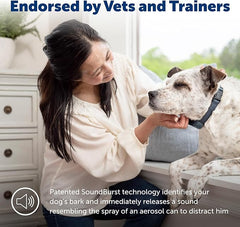 PetSafe Audible Bark Dog Collar, Humanely Stop Barking, Alternative to Static Shock No Bark Collar, 10 Levels of Safe Correction – for Small, Medium & Large Dogs Over 8 lb, Rechargeable & Waterproof