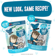 Weruva B.F.F. Play - Best Feline Friend Paté Lovers, Aw Yeah!, Chicken & Tuna Tubular with Chicken & Tuna 3-oz(Pack of 12)