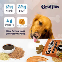 Joint and Hip Support Peanut Butter Dog Treats 170g - All Natural Ingredients, Made in The USA, Supplements for Mobility and Joint Health