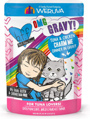 Weruva B.F.F. OMG - Best Feline Friend Oh My Gravy! Tuna & Chicken Charm Me with Tuna & Chicken in Gravy Cat Food