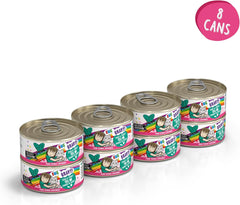 Weruva B.F.F. OMG - Best Feline Friend Oh My Gravy!, Tuna & Turkey Tell Me with Tuna & Turkey