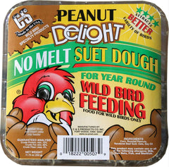C&S Peanut Delight No-Melt Suet Dough, 11.75 Ounce