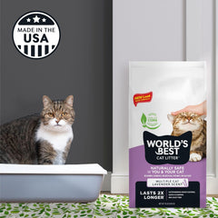 World's Best Cat Litter, Clumping Litter Formula for Multiple Cat