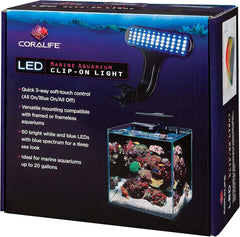 Coralife Aquarium Fish Tank Marine Salt Water Clip-On LED Light