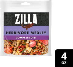Zilla Pet Reptile Herbivore Food Medley Diet, 4 oz