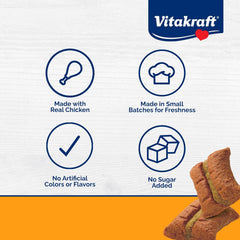 Vitakraft Meaty Morsels Treats for Dogs - Chicken with Sweet Potatoes - Super Soft Dog Treats for Training