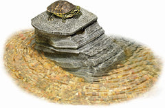 Zilla Reptile Habitat Décor Basking Platform Filter, Small, 10-20G