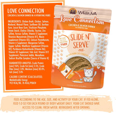 Weruva Wet Cat Food, Love Connection with Chicken and Salmon Pate (Pack of 12)