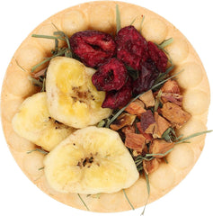 Vitakraft Veggie & Fruity Pie Treat for Pet Rabbits, Guinea Pigs, and Hamsters