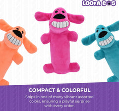 Multipet International Original Loofa Dog Mini Dog Toy (Assorted colors)