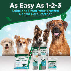HERO PET Vet's Best Enzymatic Dog Toothpaste – Vet Formulated Dental Gel for Teeth Cleaning, Fresh Breath, Tartar Control, Plaque Remover & Oral Hygiene for Dogs, 3.5 oz