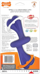 Nylabone Rolling Dog Toy Power Chew Dog Toy for Aggressive Chewers - Spin and Chase Dog Toy - Bacon Flavored Chew Toy for Dogs - Large/Giant (1-Count)