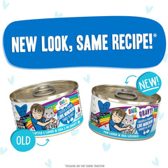 Weruva B.F.F. OMG - Best Feline Friend Oh My Gravy!, Love Munchkin! with Chicken & Pumpkin in Gravy Cat Food