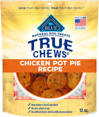 True Chews - Blue Buffalo True Chews Dog Treats Made in the USA with Natural Ingredients Chicken Pot Pie