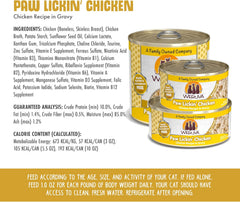 Weruva Classic Cat Food, Paw Lickin’ Chicken with Chicken Breast in Gravy (Pack of 12)