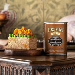 Fromm Turkey, Duck & Sweet Potato Pate Dog Food - Premium Wet Dog Food - Turkey Recipe - Case of 12 Cans