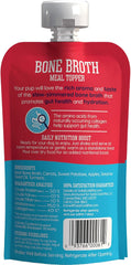 Solid Gold Beef Bone Broth for Dogs - Grain Free Dog Food Topper Rich in Collagen and Superfoods - Nutrient Dense Dog Gravy Topper for Dry Food - Promotes Gut Health and Hydration - Single 8-oz