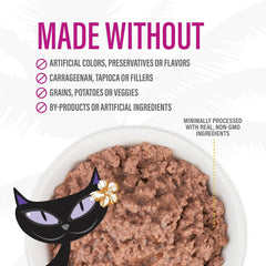 Tiki Cat After Dark Pâté, Beef & Beef Liver, High-Protein and 100% Non-GMO Ingredients, Wet Cat Food for Adult Cats