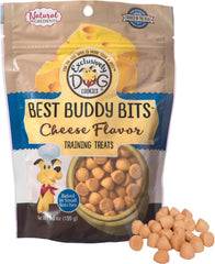 Exclusively Dog Best Buddy Bits Training Treats for Dogs and Puppies - All Natural, Baked in The USA, Ideal for Training & Agility, No Animal Byproducts - Cheese Flavor, 5.5oz Resealable Bag