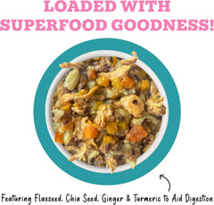 Weruva Awesome Belly Wet Dog Food, Chicken, White Rice & Pumpkin with Papaya (Pack of 8)