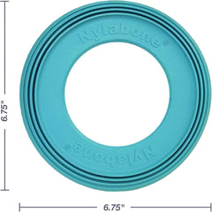 Nylabone Power Play Puppy Super Flyer Gripz Disc for Dogs - Interactive Puppy Enrichment Toys - Puppy Must Haves (1 Count)