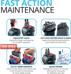 Fluval 307 Perfomance Canister Filter - for Aquariums Up to 70 Gallons - Aquarium Canister Filter