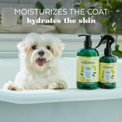 TropiClean Essentials Yuzu Fruit Moisturizing Shampoo for Dogs | Moisturize The Coat |