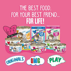 Weruva Best Feline Friend (B.F.F.) Tuna & Bonito Be Mine with Tuna & Bonito in Gelée Cat Food