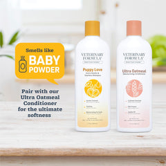 Veterinary Formula Smart Coat Complex Puppy Love Extra Gentle Tearless Shampoo – for Pups Over 6 Weeks – with Fresh Scent, Long-Lasting Clean – Won't Dry Out Delicate Skin