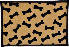 Loving Pets Bella Fashion Mat for Dogs, Dancing Bones, (7572)