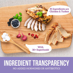 Health Extension Grain Free Chicken & Turkey Dry Dog Food (4 lb / 1.81 kg) - Whole Foods Ingredients Formula with a Blend of Turmeric & Antioxidants for All Life Stages Dogs