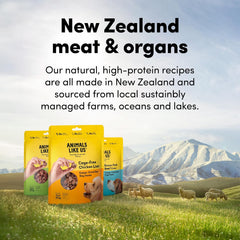 Animals Like Us - Premium Dog Treats, Freeze-Dried Raw 100% Grass-Fed Lamb Heart, Single Ingredient, Protein Rich, Non-GMO, No Wheat or Corn, 3 oz