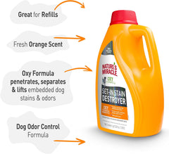 Nature’s Miracle Set-In Stain Destroyer Dog, Oxy Formula With Orange Scent