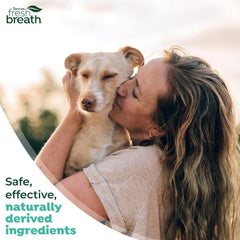 TropiClean Fresh Breath Oral Care Kit - Soft Bristle Finger Toothbrush - Dog Tooth Brushing Kit -