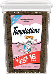 TEMPTATIONS Classic Treats for Cats Savory Salmon Flavor 16 Ounces