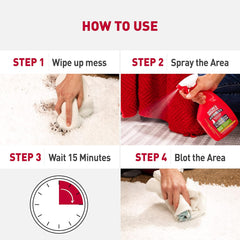 Nature's Miracle Advanced Cat Stain and Odor Eliminator Spray, Severe Mess Enzymatic Formula, Sunny Lemon Scent, 32 fl oz