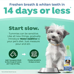 TropiClean Fresh Breath Advanced Whitening Water Additive for Dogs