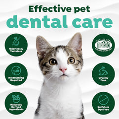 TropiClean Fresh Breath Drops for Cats Travel Size | Cat Mouthwash | Water Additive For Cats | Kitten Bad Breath Water Additive | Made in the USA |