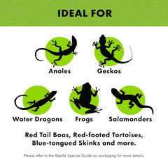 Zilla Pet Reptile Terrarium Substrate Bedding, Jungle Mix, for Frogs, Rainforest Geckos, Toads and Snakes, 24 Quart