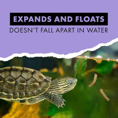 Zilla Pet Aquatic Turtle Sticks, Natural with Added Vitamins and Minerals, Nutrient-Rich Floating Food for Turtles