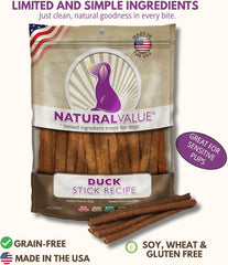 Loving Pets Natural Value All Natural Soft Chew Duck Sticks For Dogs