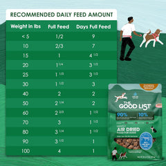 Farmland Traditions The Good List Air-Dried Dog Food, Premium Beef & Bone Broth for Dogs, Protein Rich & Grain-Free Nutrition