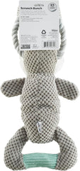 Outward Hound Scrunch Bunch Bunny Interactive Plush Squeaky Dog Tug Toy