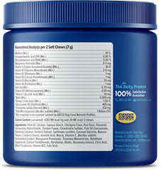 Zesty Paws Senior Dog Multivitamin Treats - Glucosamine for Dogs + Digestive Enzymes & Probiotics - Grain Free Dog Vitamins and Supplements for Skin & Coat + Immune Health Chicken - Advanced - 90ct