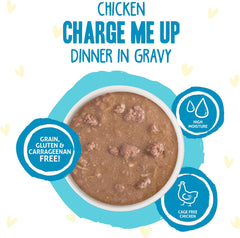 Weruva B.F.F. OMG - Best Feline Friend Oh My Gravy!, Chicken Charge Me Up with Chicken in Gravy