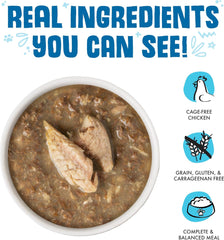 Weruva Classic Cat Food, Mack & Jack with Mackerel & Grilled Skipjack in Gravy (Pack of 24)