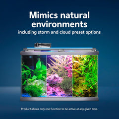 Aqueon OptiBright Smart LED Light Fixture, Wi-Fi and Bluetooth Compatible, Adjustable, for Freshwater and Saltwater Aquariums