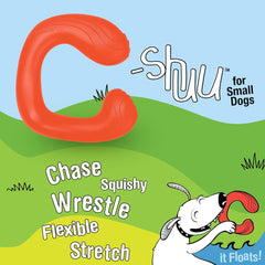 Nylabone C-Shuu Interactive Dog Toy for Small Dogs – Lightweight Squishy Dog Chase Toy for Creative Play & Dog Exercise