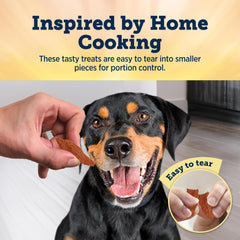 True Chews - Blue Buffalo True Chews Dog Treats, Made in the USA with Natural Ingredients, Chicken Bacon Recipe, 12-oz Bag